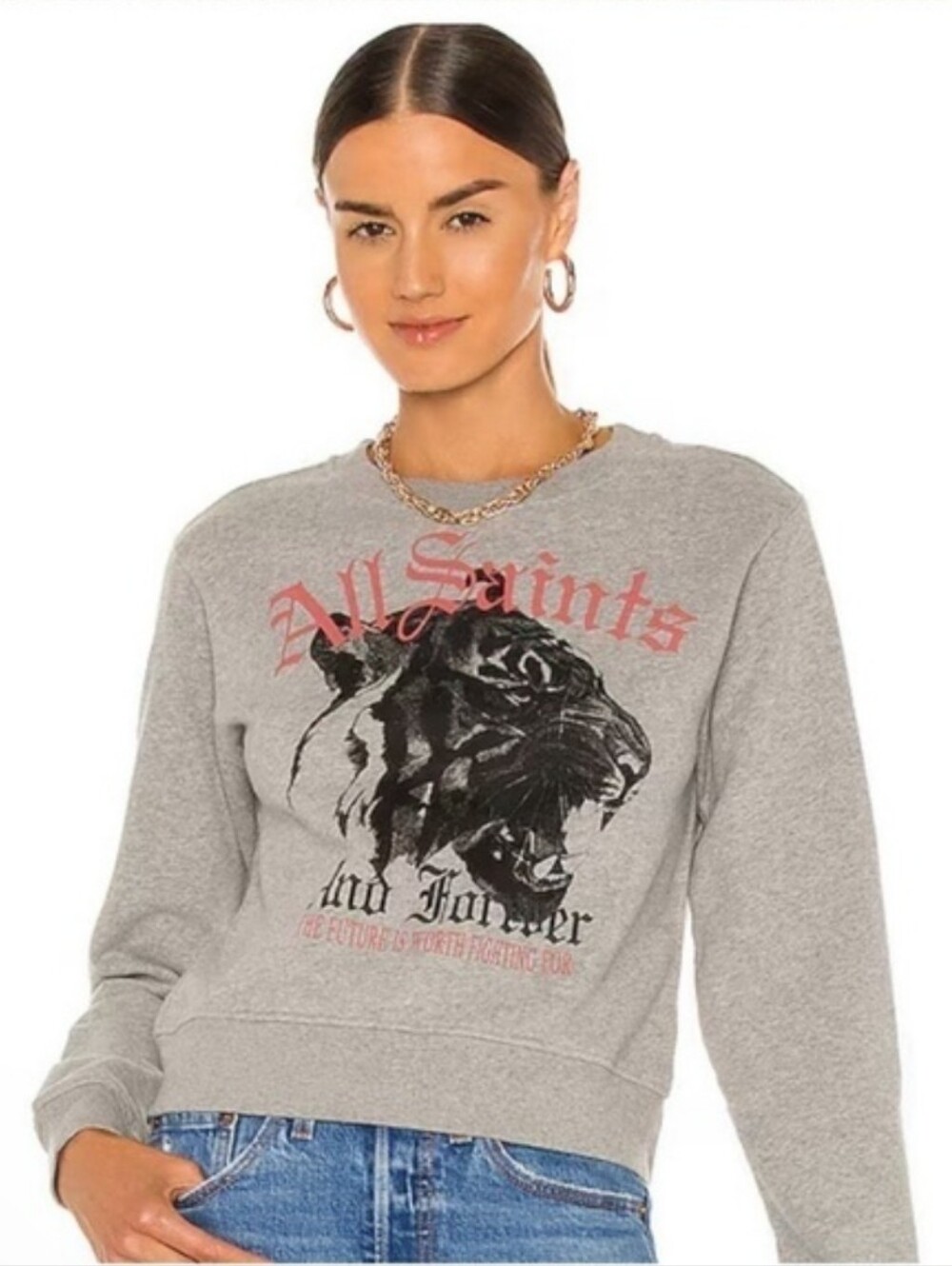 Allsaints Forever Tiger Tessa Sweatshirt